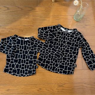 【未使用】KIPP KIDS ロンT 80／110 セット　兄弟おそろコーデ(Tシャツ/カットソー)