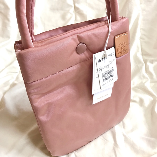 新品未使用】russet ラシット ハンドバッグ 定価18000 ピンク