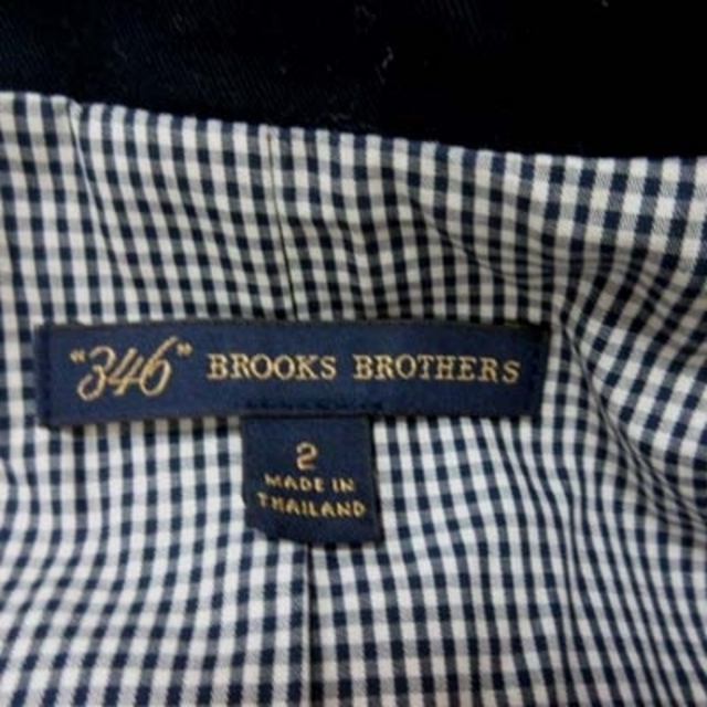 Brooks Brothers(ブルックスブラザース)のブルックスブラザーズ テーラードジャケット 背抜き 2 紺 ネイビー /YI レディースのジャケット/アウター(その他)の商品写真