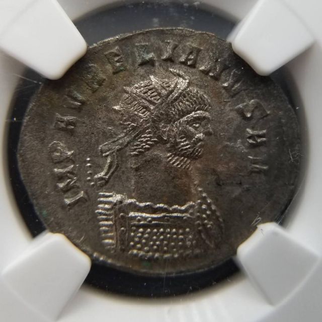 古代ローマ帝国 ダブルデナリウス銀貨 オーレリアン アンティークコイン