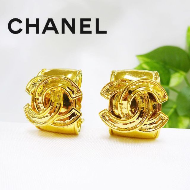 美品☆CHANEL シャネル ココ イヤリング ヴィンテージ