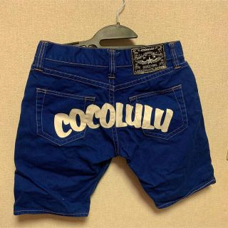 ココルル(CO&LU)のケツルル ハーフパンツ ブルー(ハーフパンツ)