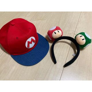 USJ - お値下げしました USJ マリオ帽子、キノピオカチューシャセット ...