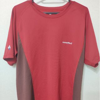 モンベル(mont bell)のモンベル　ウィックロンクールT 　ワインレッド(Tシャツ/カットソー(半袖/袖なし))