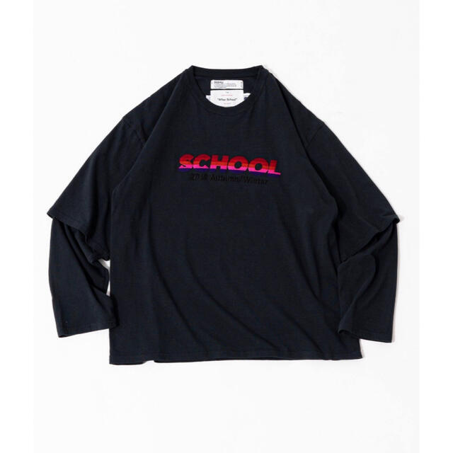 dairiku 別注 school embroidery vintage T 2022高い素材 51.0%OFF ...