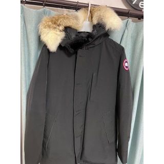 カナダグース(CANADA GOOSE)の美品カナダグース ジャスパー Mサイズ ブラック(ダウンジャケット)