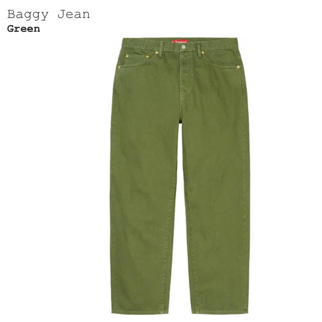 Supreme - Supreme Baggy Jean Green 32の通販 by エイト"s shop｜シュプリームならラクマ