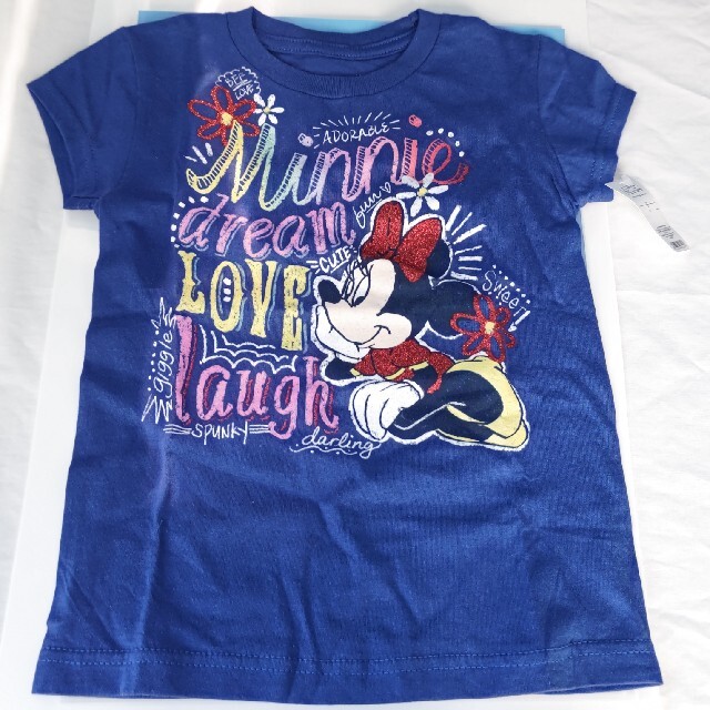 Disney(ディズニー)の女児Tシャツ 120「ミニーマウス」 エンタメ/ホビーのアニメグッズ(その他)の商品写真