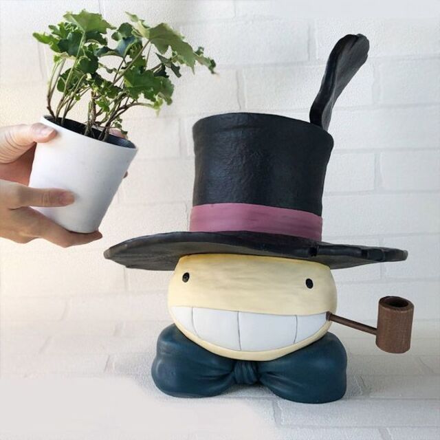 新品】ジブリ かかしのカブ プランターカバー ハウルの動く城 新品】ジブリ かかしのカブ プランターカバー ハウルの動く城