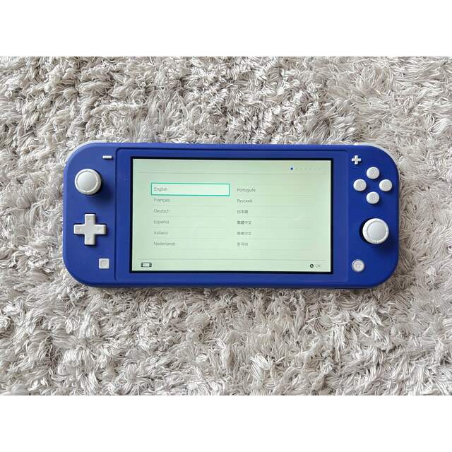 Nintendo Switch LITE ブルー(純正ケース付き)