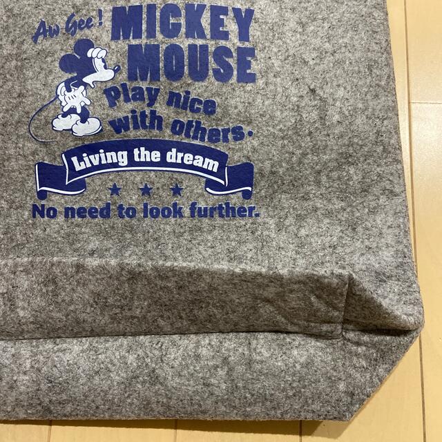 ミッキーマウス(ミッキーマウス)の新品  Disney Mickey Mouse フェルト トートバッグ レディースのバッグ(トートバッグ)の商品写真