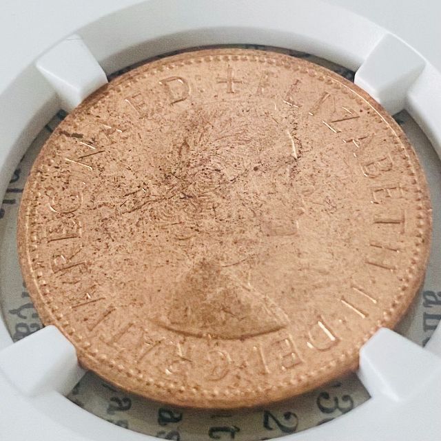 ☆NGC☆1965 MS63 イギリス 銅貨 ペニー 鑑定 希少