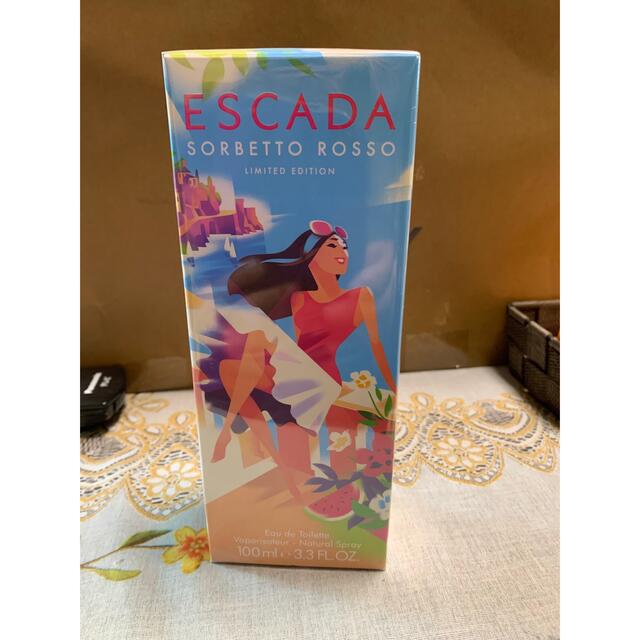 ESCADA(エスカーダ)のレア2.エスカーダ　ソルベットロッソ100ml未開封！ コスメ/美容の香水(香水(女性用))の商品写真