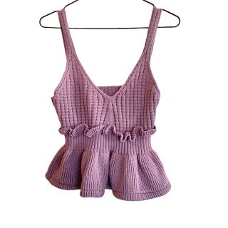 フラワー(flower)のKnit bustier ニットビスチェ　キャミソール(ニット/セーター)