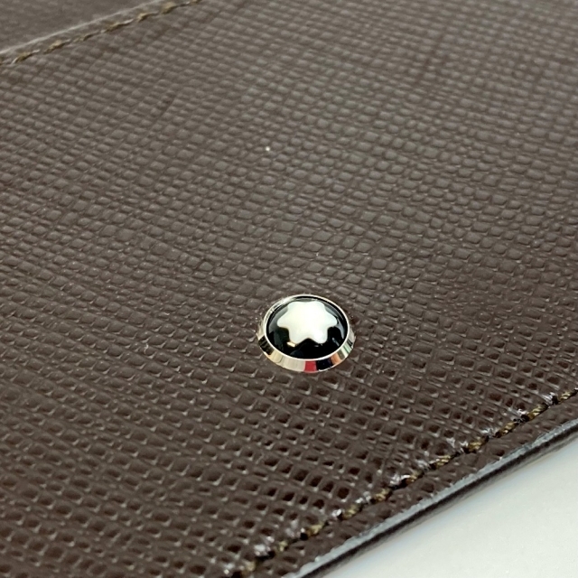 MONTBLANC - モンブラン MONTBLANC ロゴ フラット 名刺入れ パスケース