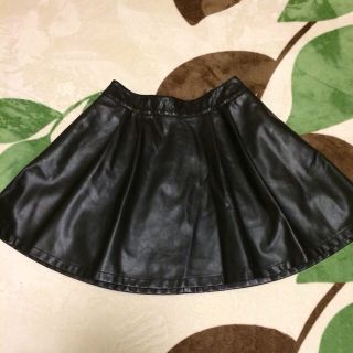 ジーユー(GU)のレザースカート♡美品(ミニスカート)