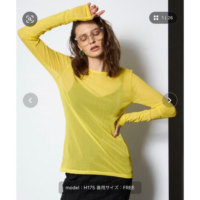 Acne Studios(アクネストゥディオズ)のメッシュクルートップス【MAISON SPECIAL/メゾンスペシャル】 レディースのトップス(カットソー(長袖/七分))の商品写真