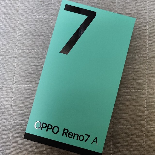 スマートフォン本体新品未使用 SIMフリー版 OPPO Reno7 A