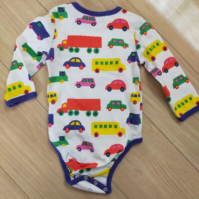 marimekko(マリメッコ)のすみれ様専用！マリメッコ　長袖ロンパース キッズ/ベビー/マタニティのベビー服(~85cm)(ロンパース)の商品写真