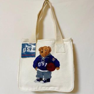 ポロラルフローレン(POLO RALPH LAUREN)の希少 ポロラルフローレン ミニ キャンバス トートバッグ ポロベア ビンテージ(トートバッグ)