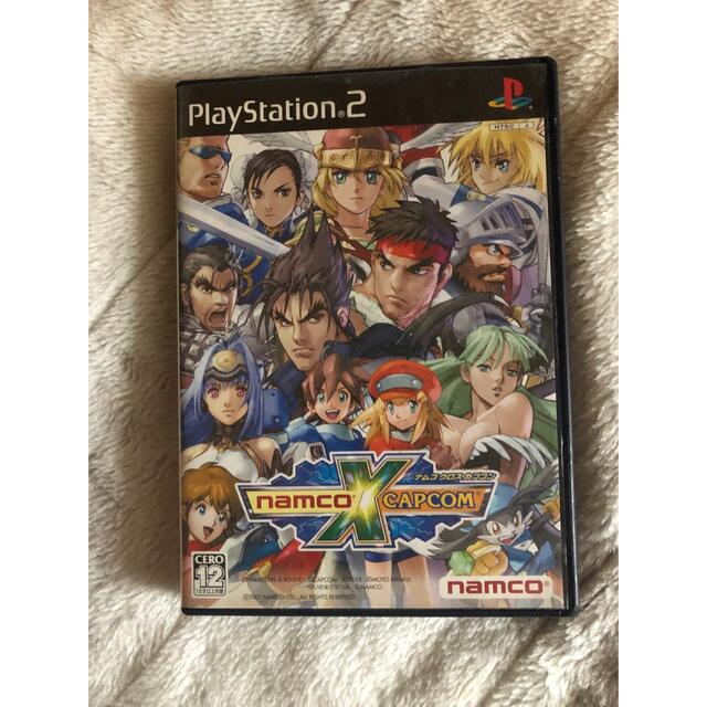 CAPCOM(カプコン)のナムコ クロス カプコン PS2 エンタメ/ホビーのゲームソフト/ゲーム機本体(家庭用ゲームソフト)の商品写真