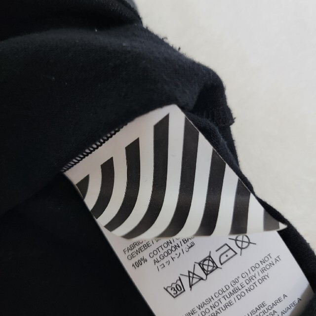 OFF-WHITE(オフホワイト)の【美品】Off-White■デカロゴ■Sサイズ メンズのトップス(Tシャツ/カットソー(半袖/袖なし))の商品写真