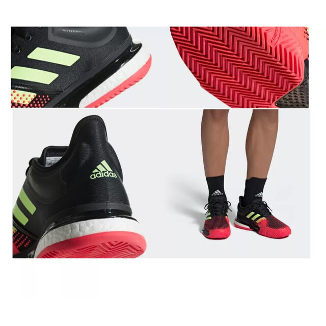 新作最安値 adidas - 新品 アディダス テニスシューズ 28.5 SoleCourt