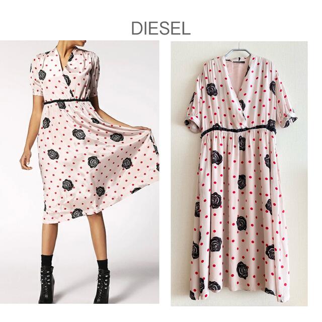 DIESEL - DIESEL ディーゼル　バラ　ドット　ワンピース