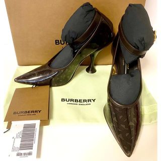 バーバリー(BURBERRY)のBURBERRY バーバリー　パンプス　ストラップ　シューズ　靴　モノグラム(ハイヒール/パンプス)