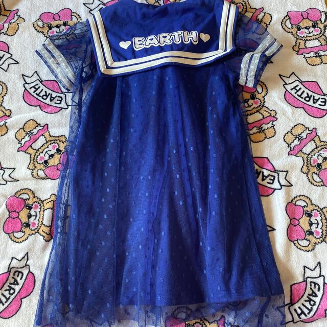 EARTHMAGIC(アースマジック)のEARTHMAGIC セーラーワンピ キッズ/ベビー/マタニティのキッズ服女の子用(90cm~)(ワンピース)の商品写真