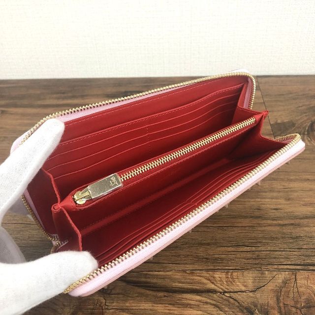 Louboutin/クリスチャンルブタン スタッズ コンパクト財布 美品 正規品