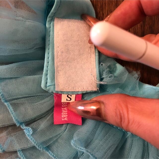 犬服　巻きスカート　Sサイズ ハンドメイドのペット(ペット服/アクセサリー)の商品写真