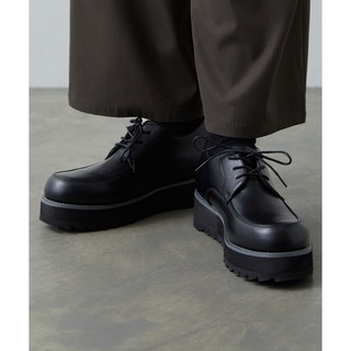 CLEL ハイソール シャーク ダービーシューズ 革靴　26cm(ローファー/革靴)