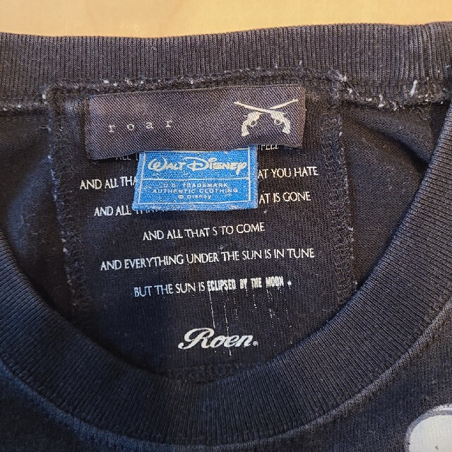 Roen(ロエン)のロエン　ロアー　ディズニー　Tシャツ メンズのトップス(Tシャツ/カットソー(半袖/袖なし))の商品写真