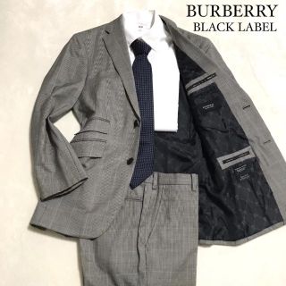 バーバリーブラックレーベル(BURBERRY BLACK LABEL)の【超希少】バーバリーブラックレーベル 裏モノグラム タスマニア super110(セットアップ)