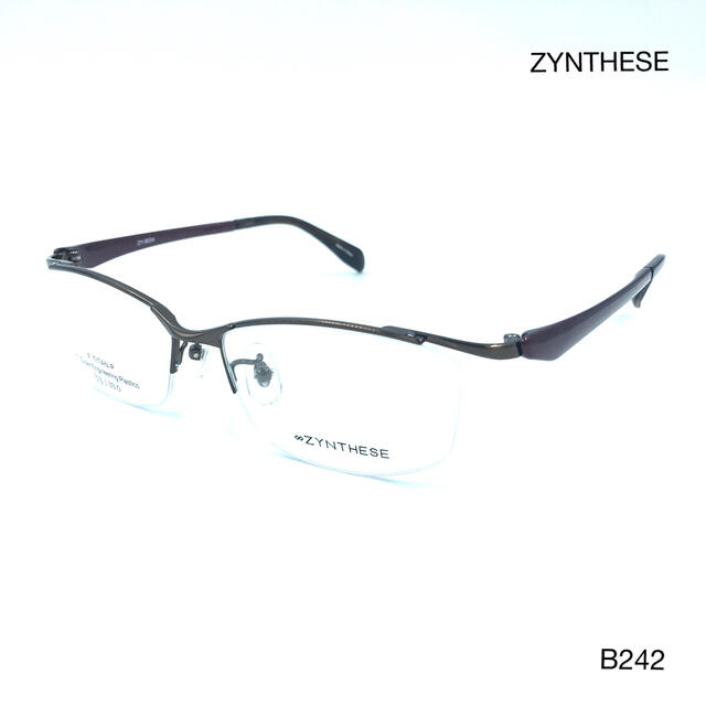 ZYNTHESE ジンテーゼ　ZY-9034 4 眼鏡フレーム　チタニウム