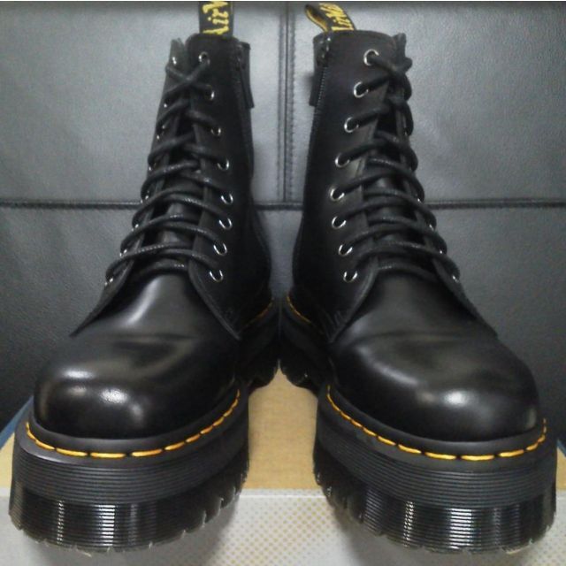 Dr.Martens JADON UK6 黒 男女可 厚底 8ホール BEX