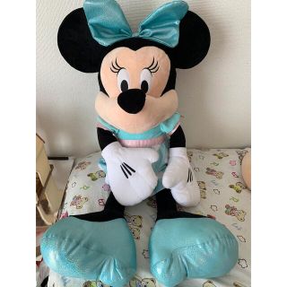 沖縄・離島除く全国届 ディズニー ミニー 特大ぬいぐるみ タグ付き ...