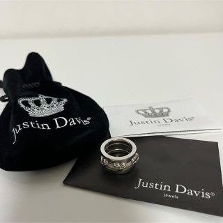 ジャスティンデイビス(Justin Davis)の《118》Justin Davis ハート リング ホワイト(リング(指輪))