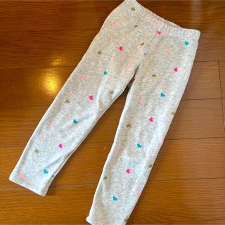 ギャップキッズ(GAP Kids)のギャップキッズ　裏起毛レギンス　ハート柄レギンス　110(パンツ/スパッツ)