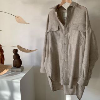 アギュー(ARGUE)のargue organiccotton&yak wool over shirt(シャツ/ブラウス(長袖/七分))