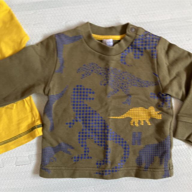 hakka baby(ハッカベビー)のハッカベビー　hakka baby 90 ロンT トレーナー キッズ/ベビー/マタニティのキッズ服男の子用(90cm~)(Tシャツ/カットソー)の商品写真