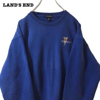 ランズエンド(LANDS’END)の【US輸入】ランズエンド スウェット トレーナー 刺繍ロゴ 裏起毛 企業(スウェット)