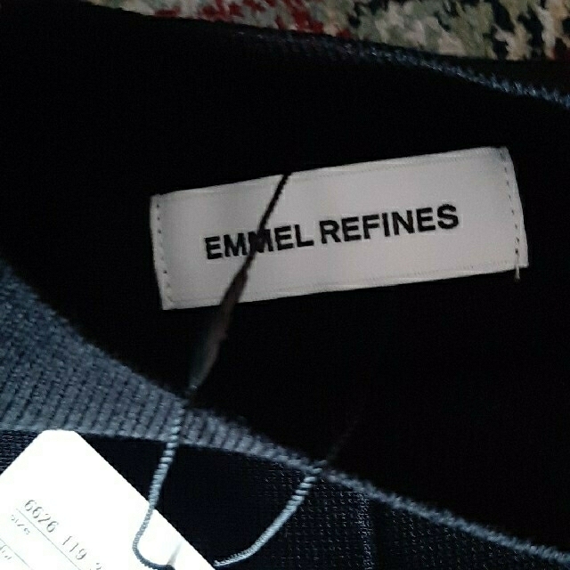 UNITED ARROWS green label relaxing(ユナイテッドアローズグリーンレーベルリラクシング)のEMMEL REFINES  EM HW クルーネックミニフレアワンピース 新品 レディースのワンピース(ひざ丈ワンピース)の商品写真