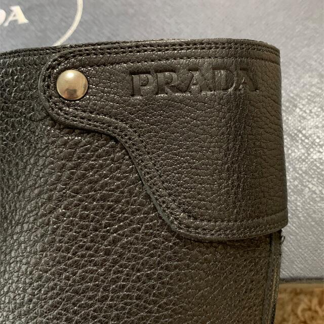 PRADA(プラダ)の美品！　プラダ　ロングブーツ　38サイズ　エンジニアブーツ　24.5cm レディースの靴/シューズ(ブーツ)の商品写真