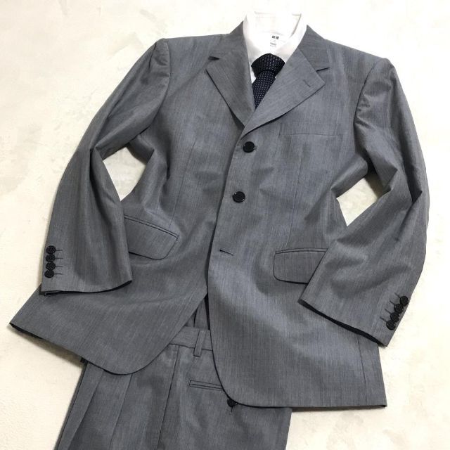 Paul Smith(ポールスミス)の【超美品】ポールスミス スーツ セットアップ スーパー120s グレー L 3B メンズのスーツ(セットアップ)の商品写真