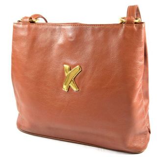 パロマピカソ(Paloma Picasso)のPaloma Picasso / パロマ ピカソ ◆ ショルダーバッグ レザー ブラウン ハンド バッグ / バック / BAG / 鞄 / カバン ブランド 中古 [0990006178](ショルダーバッグ)