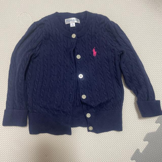 Ralph Lauren(ラルフローレン)のラルフ　ニットカーディガン　12Ｍ キッズ/ベビー/マタニティのベビー服(~85cm)(カーディガン/ボレロ)の商品写真