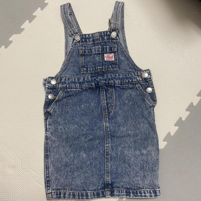 Branshes(ブランシェス)のRADCHAP デニムジャンスカ  100サイズ キッズ/ベビー/マタニティのキッズ服女の子用(90cm~)(スカート)の商品写真