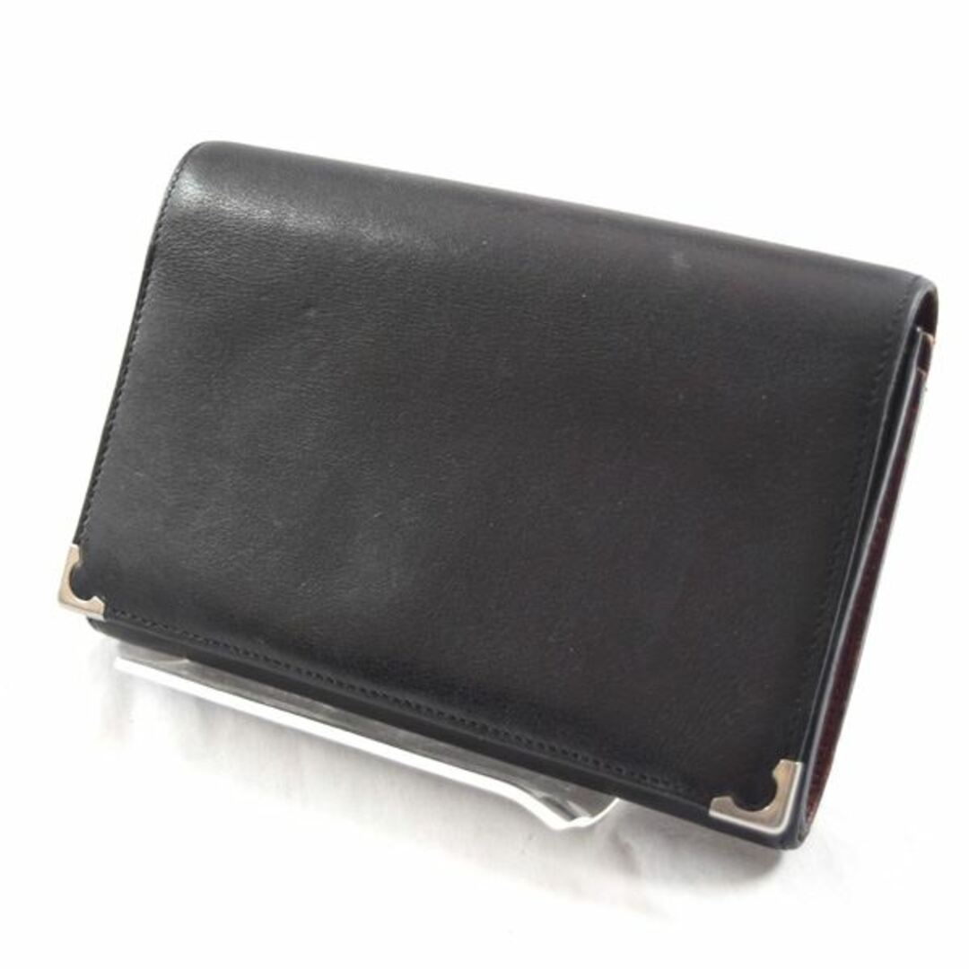 Cartier / カルティエ ■ カボション 二つ折り財布 がま口 財布 / サイフ / ウォレット / wallet / コイン ブランド  [0990006751]Cartierカルティエサイズ